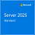 EP2-25187 Microsoft Win Server Std 2025 64-bit English 1pk Desktop OEI DVD 16 Cor	